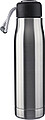 Recycled stainless steel double-walled drinking bottle (500 ml) Solene, silver