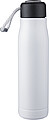 Recycled stainless steel double-walled drinking bottle (500 ml) Solene, white