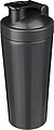 Recycled stainless steel double-walled drinking bottle (750 ml) Orla, black