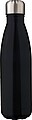 Recycled stainless steel double-walled flask 500 ml Clifford, black