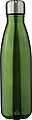 Recycled stainless steel double-walled flask 500 ml Clifford, green