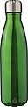 Recycled stainless steel double-walled flask 500 ml Clifford, green