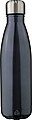 Recycled stainless steel double-walled flask 500 ml Clifford, gun metal