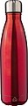 Recycled stainless steel double-walled flask 500 ml Clifford, red