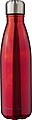 Recycled stainless steel double-walled flask 500 ml Clifford, red