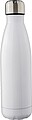 Recycled stainless steel double-walled flask 500 ml Clifford, white