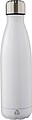 Recycled stainless steel double-walled flask 500 ml Clifford, white