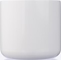 Recycled stainless steel double-walled mug 400 ml Dwight, white