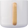Recycled stainless steel double-walled mug 400 ml Dwight, white