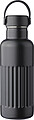 Recycled stainless steel drinking bottle (500 ml) Lior, black