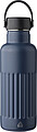 Recycled stainless steel drinking bottle (500 ml) Lior, blue