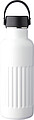 Recycled stainless steel drinking bottle (500 ml) Lior, white