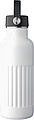 Recycled stainless steel drinking bottle (500 ml) Lior, white