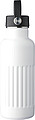 Recycled stainless steel drinking bottle (500 ml) Lior, white