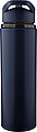 Recycled stainless steel drinking bottle (500 ml) Zeno, blue