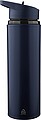 Recycled stainless steel drinking bottle (500 ml) Zeno, blue