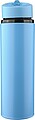 Recycled stainless steel drinking bottle (500 ml) Zeno, light blue