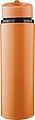 Recycled stainless steel drinking bottle (500 ml) Zeno, orange
