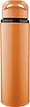 Recycled stainless steel drinking bottle (500 ml) Zeno, orange