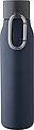 Recycled stainless steel drinking bottle (600 ml), blue