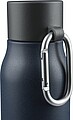 Recycled stainless steel drinking bottle (600 ml), blue