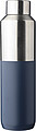 Recycled stainless steel drinking bottle (600 ml) Esen, blue