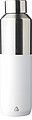 Recycled stainless steel drinking bottle (600 ml) Esen, white