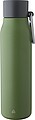 Recycled stainless steel drinking bottle (600 ml), green