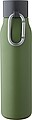 Recycled stainless steel drinking bottle (600 ml), green