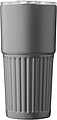 Recycled stainless steel drinking mug (500 ml) Kael, grey