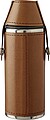 Recycled stainless steel flask Brock, brown