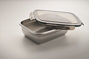 Recycled stainless steel lunch box