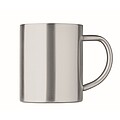 Recycled stainless steel mug, matt silver