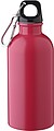 Recycled stainless steel single walled bottle (400 ml), pink