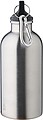 Recycled stainless steel single walled bottle (400 ml), silver