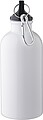 Recycled stainless steel single walled bottle (400 ml), white