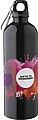 Recycled stainless steel single walled bottle (750 ml ), black