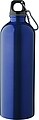 Recycled stainless steel single walled bottle (750 ml ), cobalt blue