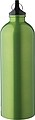 Recycled stainless steel single walled bottle (750 ml ), light green