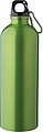 Recycled stainless steel single walled bottle (750 ml ), light green