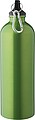 Recycled stainless steel single walled bottle (750 ml ), light green