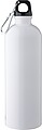 Recycled stainless steel single walled bottle (750 ml ), white