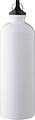 Recycled stainless steel single walled bottle (750 ml ), white