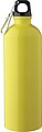 Recycled stainless steel single walled bottle (750 ml ), yellow