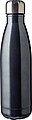Recycled stainless steel single-walled flask 650 ml Cliff, gun metal