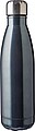 Recycled stainless steel single-walled flask 650 ml Cliff, gun metal