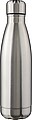 Recycled stainless steel single-walled flask 650 ml Cliff, silver