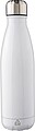 Recycled stainless steel single-walled flask 650 ml Cliff, white