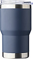 Recycled stainless steel travel mug (350 ml) Ayen, blue