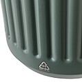 Recycled stainless steel travel mug (400 ml) Chiara, green